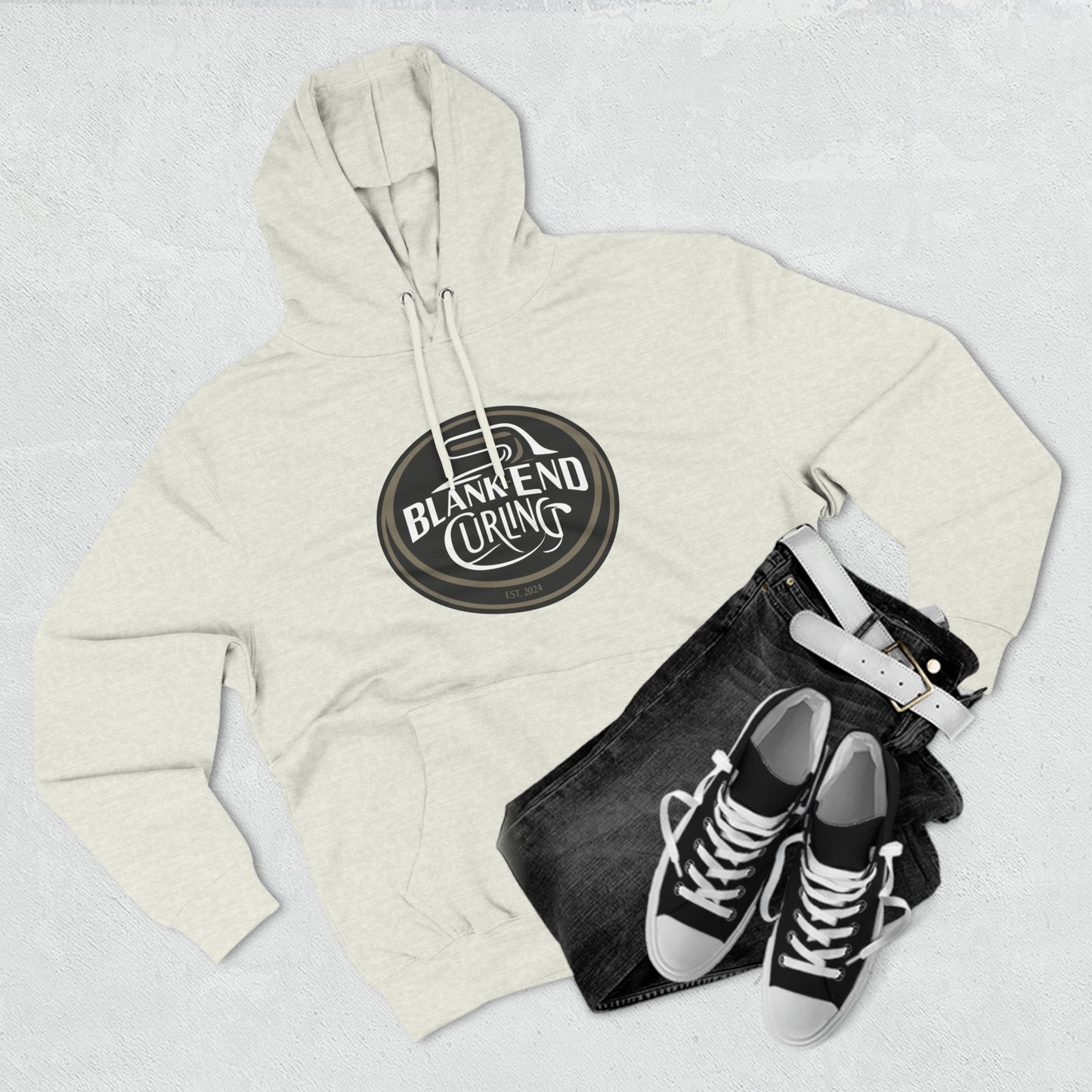 Blank End Curling Fleece Signature Hoodie